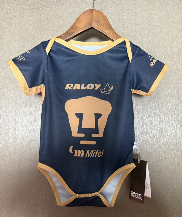 26-27 PA UNAM Home Royal Blue Kids/Youth Soccer Uniform-7411