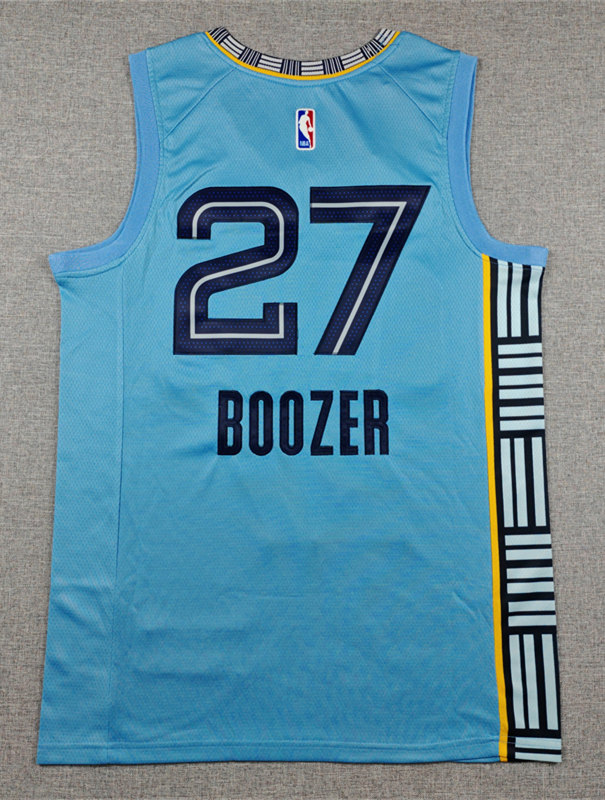 Memphis Grizzlies #27 Light Blue NBA Jersey-1380