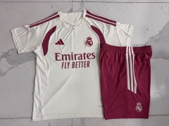 26-27 Real Madrid Beige Thailand Soccer Vest Tracksuit-815