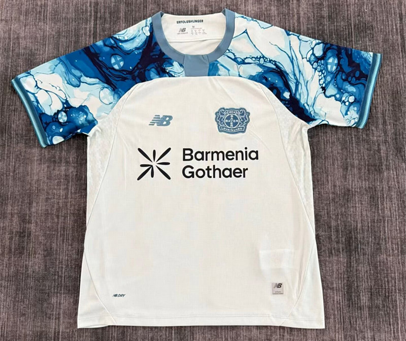 (S-4XL) 26-27 Bayer 04 Leverkusen Away White Thailand Soccer Jersey AAA-7369