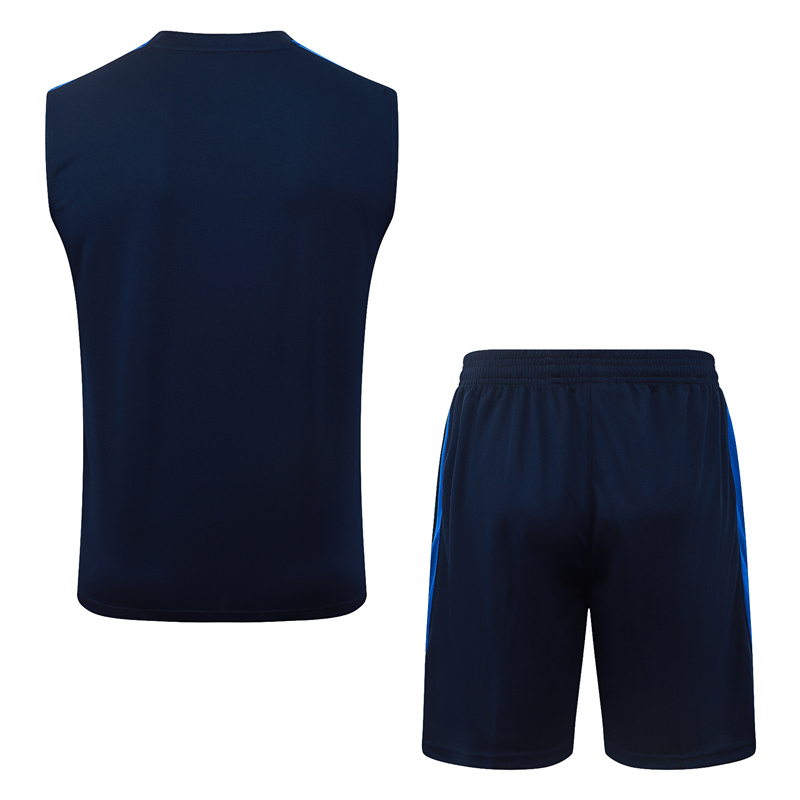 26-27 Inter Milan Cyan Vest Thailand Soccer Tracksuit-815