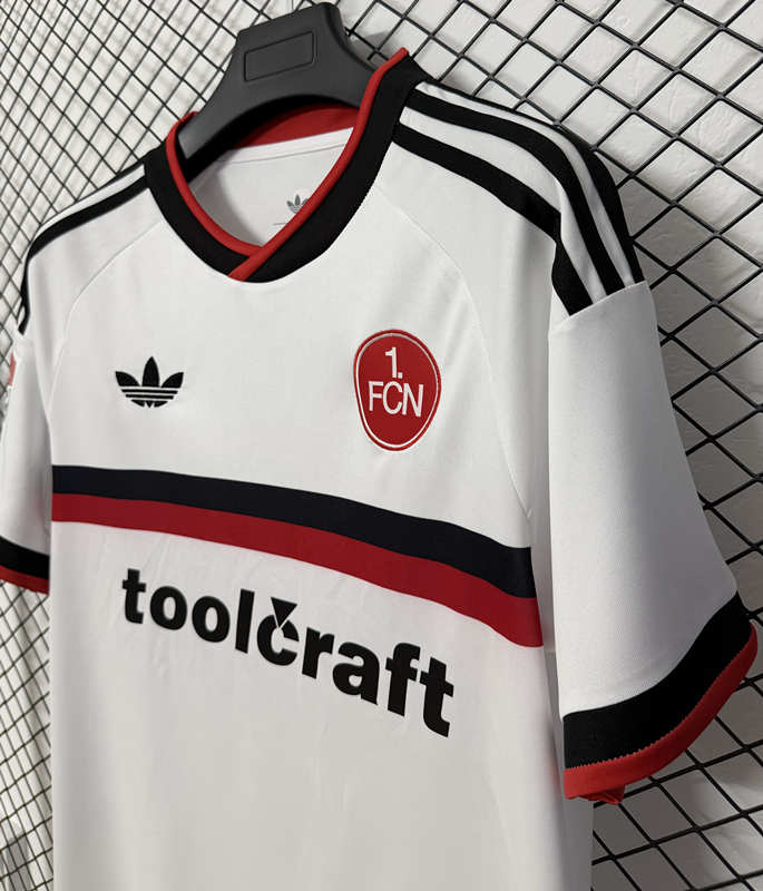 (S-4XL) 26-27 FC Nürnberg Away White Thailand Soccer Jersey AAA-2044
