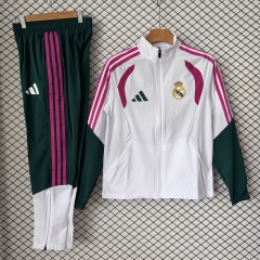 26-27 Real Madrid White Trench Coats Suit-2315