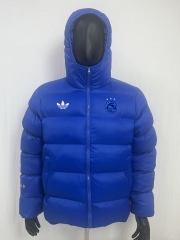 26-27 Ajax Color Blue Cotton Coat With Hat-8268