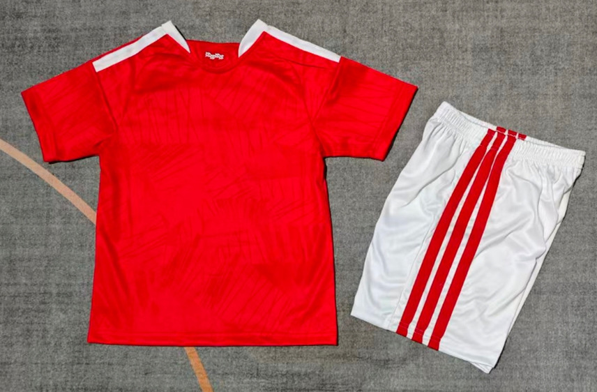 26-27 Benfica Home Red Kids/Youth Soccer Uniform-9484