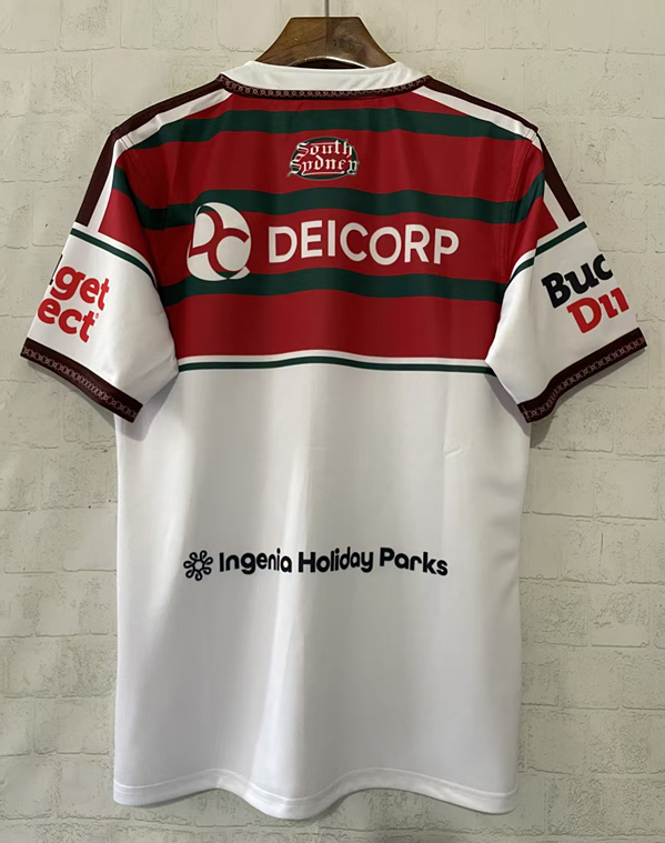 (S-7XL) 2026 South Sydney Rabbitohs White&Red Thailand Rugby Shirt