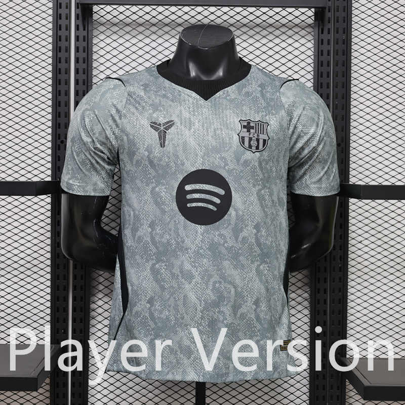 Player Version 26-27 Barcelona Goalkeeper Gray Thailand Soccer Jersey AAA-888
