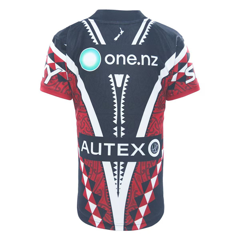 (S-7XL) 2026 New Zealand Warriors Blue&Red Thailand Rugby Shirt