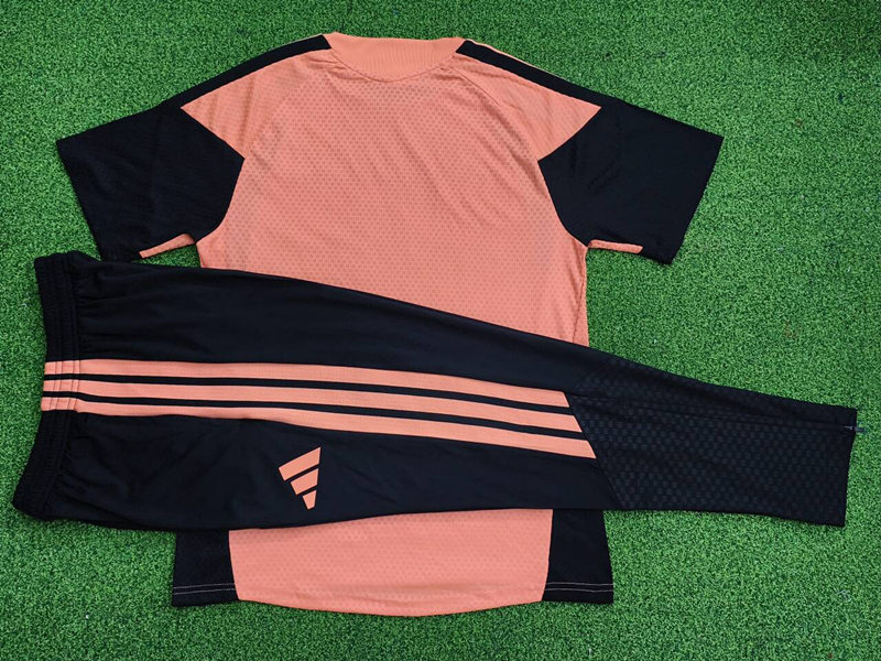 (S-3XL)26-27 Arsenal Orange (Long Pant) Thailand Training Soccer Uniform