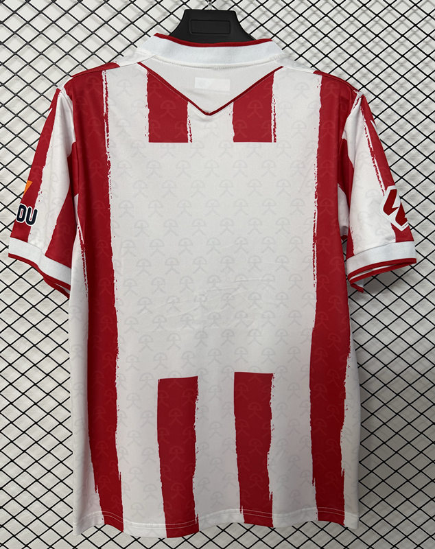 (S-4XL)26-27 UD Almería HomeRed&White Thailand Soccer Jersey AAA-2044