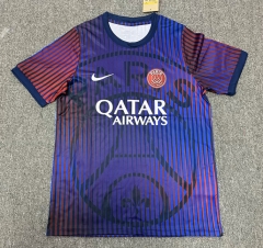 (S-4XL) 26-27 Special Version PSG Purple Thailand Soccer Jersey AAA-6979