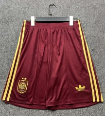 26-27 Spain (2 Star) Home Red Thailand Soccer Shorts-718 26-27 Spain (2 Star) Home Red Thailand Soccer Shorts-718