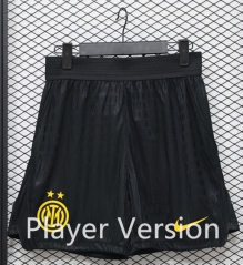 Player Version 26-27 Inter Milan Home Black Thailand Soccer Shorts-888 Player Version 26-27 Inter Milan Home Black Thailand Soccer Shorts-888