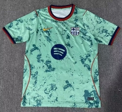 (S-4XL) 26-27 Special Version Barcelona Green Thailand Soccer Jersey AAA-9070