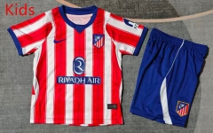 26-27 Atletico Madrid Home Red&White Kids/Youth Soccer Uniform-9494