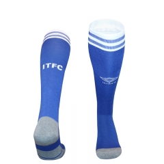 26-27 Ipswich Town Home Blue Soccer Socks-4539 26-27 Ipswich Town Home Blue Soccer Socks-4539