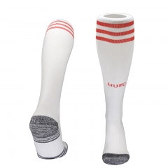 26-27 Manchester United Away White Soccer Socks