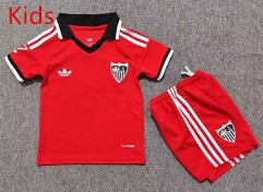 26-27 Sevilla Away Red Youth/Kids Soccer Uniform-7809