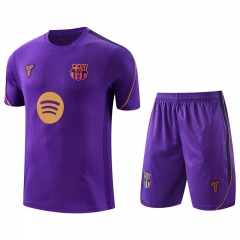 26-27 Barcelona Purple Short-Sleeve Thailand Soccer Tracksuit-GDP 26-27 Barcelona Purple Short-Sleeve Thailand Soccer Tracksuit-GDP