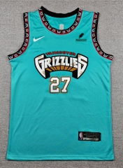 Vancouver Grizzlies #27 Green NBA Jersey -1380