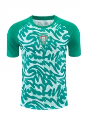 26-27 Portugal Red&Green Thailand Training Soccer Uniform-418