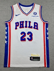 Philadelphia 76ers #23 White NBA Jersey-1380