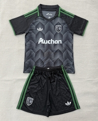 26-27 RC Lens Away Black&Gray Soccer Uniform-AY 26-27 RC Lens Away Black&Gray Soccer Uniform-AY