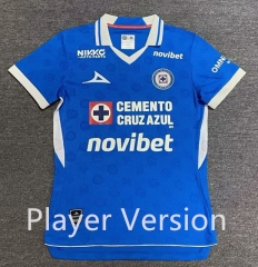 Player Edition 26-27 Cruz Azul Home Blue Women Thailand Soccer Jersey AAA-912 Player Edition 26-27 Cruz Azul Home Blue Women Thailand Soccer Jersey AAA-912