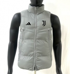 26-27 Juventus Gray Thailand Cotton Vest-8268