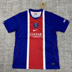 (S-4XL) 26-27 (2 Star) PSG Home Blue Thailand Soccer Jersey AAA-4506