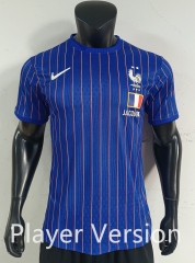 Player Special version 26-27 France Blue Thailand Soccer Jersey-0871