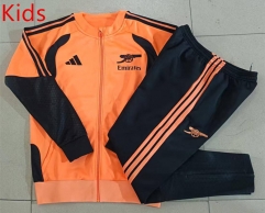 26-27 Arsenal Black Kids/Youth Soccer Jacket Uniform-815