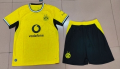 26-27 Borussia Dortmund Home Yellow Soccer Uniform-718