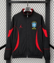26 World Cup Brazil Black Waterproof Thailand Trench Coats-8268