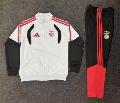 26-27 Benfica White Thailand Soccer Jacket Uniform-5303