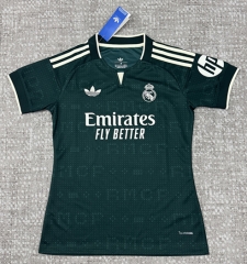 26-27 Real Madrid Away Green Thailand Women Soccer Jersey AAA-4506