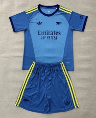 26-27 Arsenal Goalkeeper Blue Soccer Uniform-AY 26-27 Arsenal Goalkeeper Blue Soccer Uniform-AY
