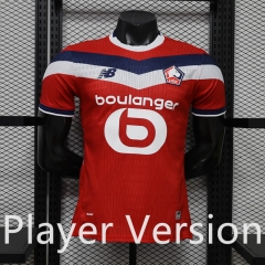 Player Version 26-27 Lille Home Red Thailand Soccer Jersey AAA-0871
