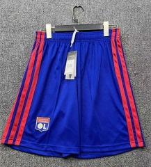 26-27 Olympique Lyonnais Home Blue Thailand Soccer Shorts-718 26-27 Olympique Lyonnais Home Blue Thailand Soccer Shorts-718