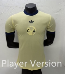 (S-3XL)26-27 Player Commemorate Version Club America Yellow Thailand Soccer Jersey AAA-5668 (S-3XL)26-27 Player Commemorate Version Club America Yellow Thailand Soccer Jersey AAA-5668