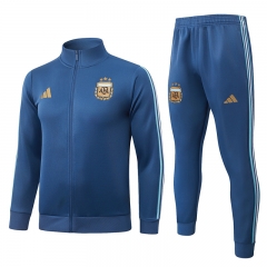 26-27 Argentina Navy Thailand Soccer Jacket Uniform-815