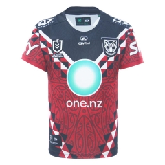 (S-7XL) 2026 New Zealand Warriors Blue&Red Thailand Rugby Shirt