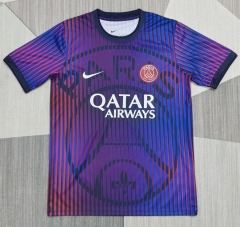 (S-4XL) 26-27 PSG Special Version Purple Thailand Soccer Jersey AAA-4927