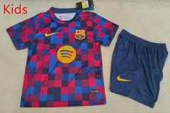 26-27 Barcelona Red&Blue Training Kids/Youth Soccer Uniform-1794