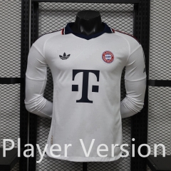 (S-3XL) Player Version 26-27 Bayern München Away White LS Thailand Soccer Jersey AAA-888 (S-3XL) Player Version 26-27 Bayern München Away White LS Thailand Soccer Jersey AAA-888
