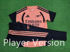 (S-3XL)26-27 Arsenal Orange (Long Pant) Thailand Training Soccer Uniform (S-3XL)26-27 Arsenal Orange (Long Pant) Thailand Training Soccer Uniform