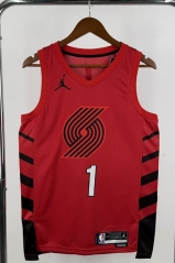 2023 Jordan Portland TrailBlazers Red #1 NBA Jersey-311
