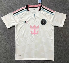 (S-4XL) 26-27 Inter Miami FC 2nd Away White Thailand Soccer Jersey-2071