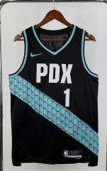 2026 City Edition Portland Trail Blazers Black #10 NBA Jersey-311