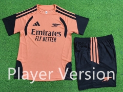 (S-3XL)26-27 Arsenal Orange Thailand Training Soccer Uniform (S-3XL)26-27 Arsenal Orange Thailand Training Soccer Uniform